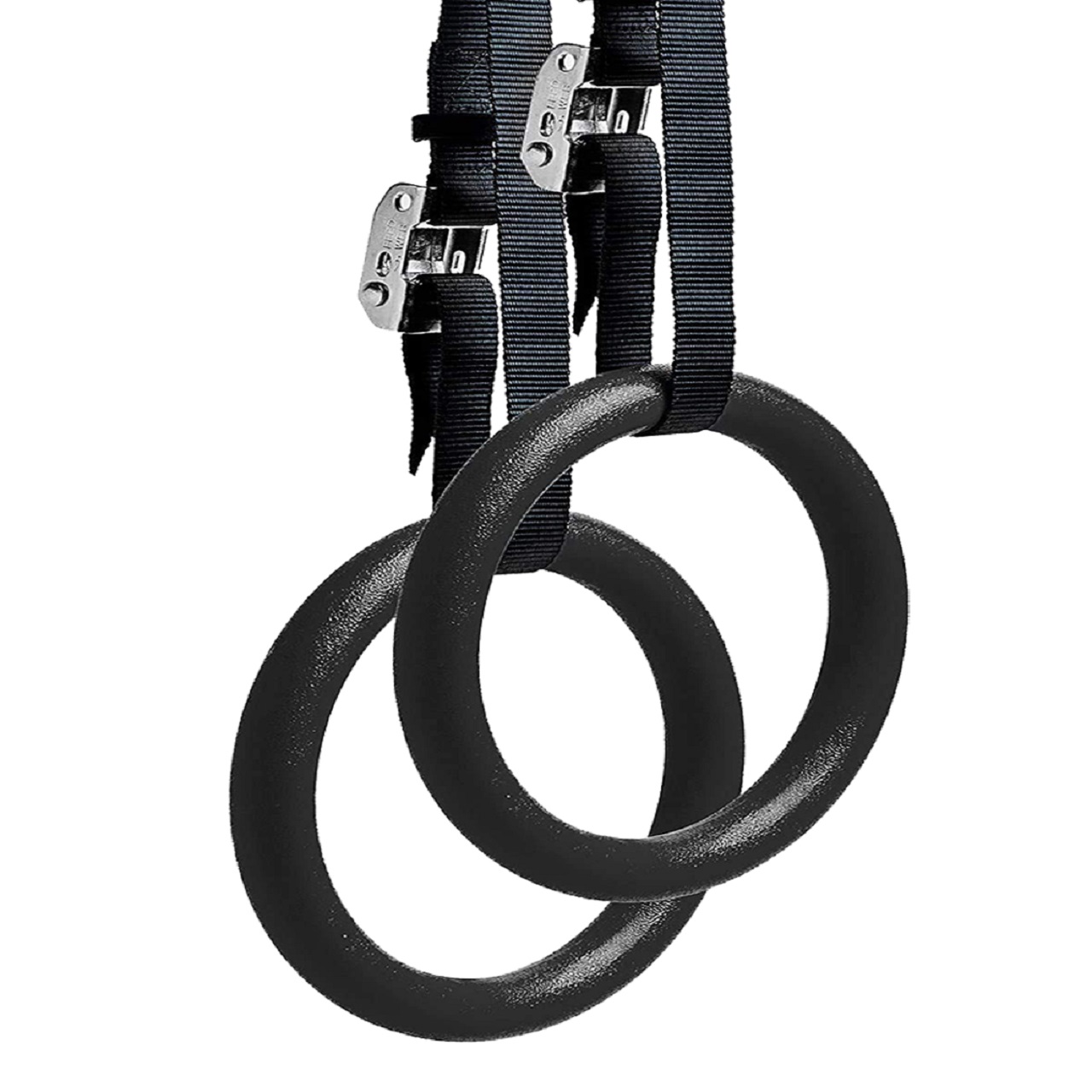 B Fit Gymnastic RingsOlympic Gym Rings with Heavy Duty Adjustable Straps for GymCross TrainingStrength TrainingPull Ups and Dips