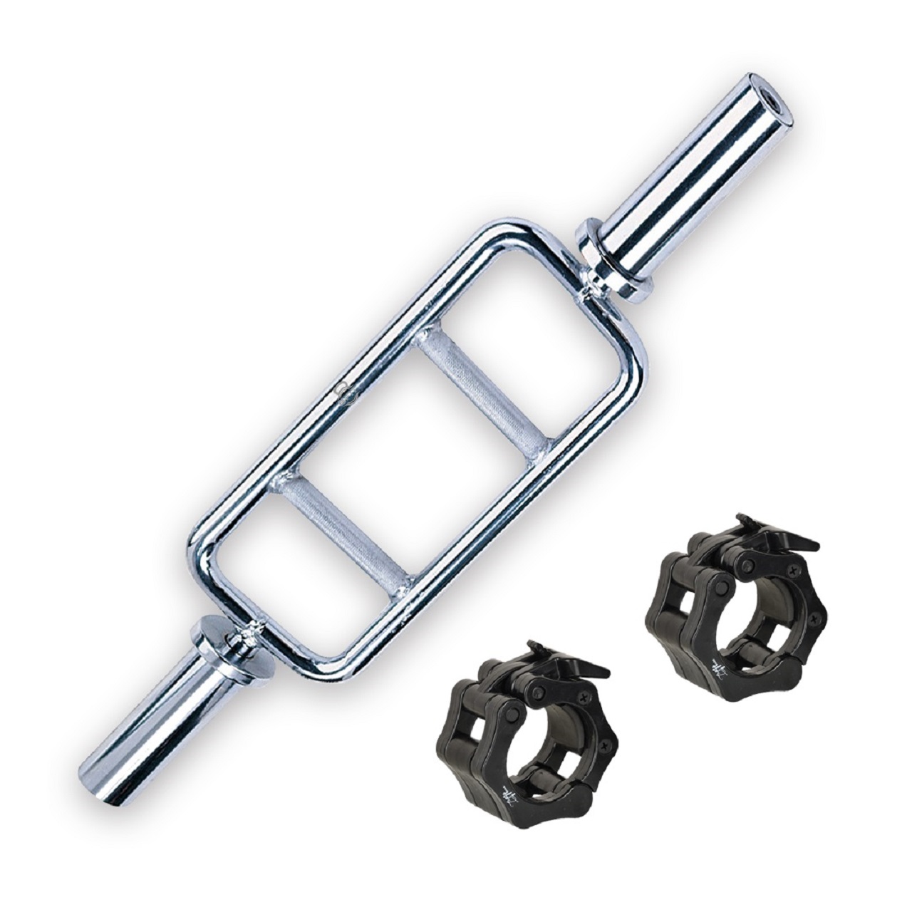 B fit Tricep Curl bar Olympic Size 50 MM Collar Pair included