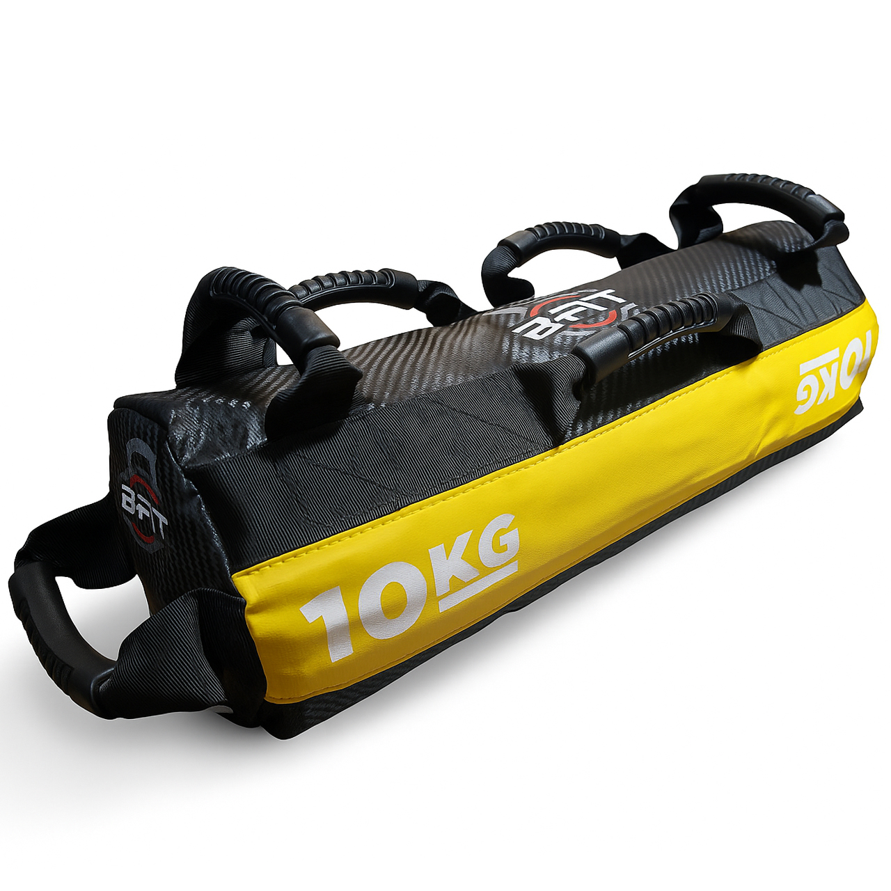 B Fit Sandbag for Fitness Weights Training filled Power Bags with Handles Adjustable Weighted Slam Bag for Strength Powerlifting Running Heavy Workout Home Gym Exercise 10 Kg