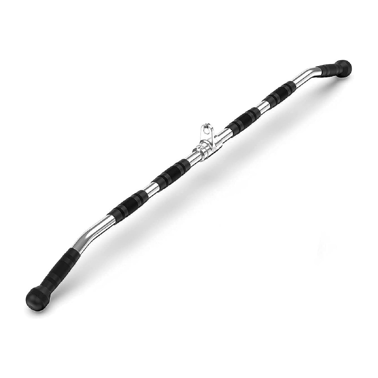 B fit Solid Steel Pro-Grip Lat Bar 48 Inch