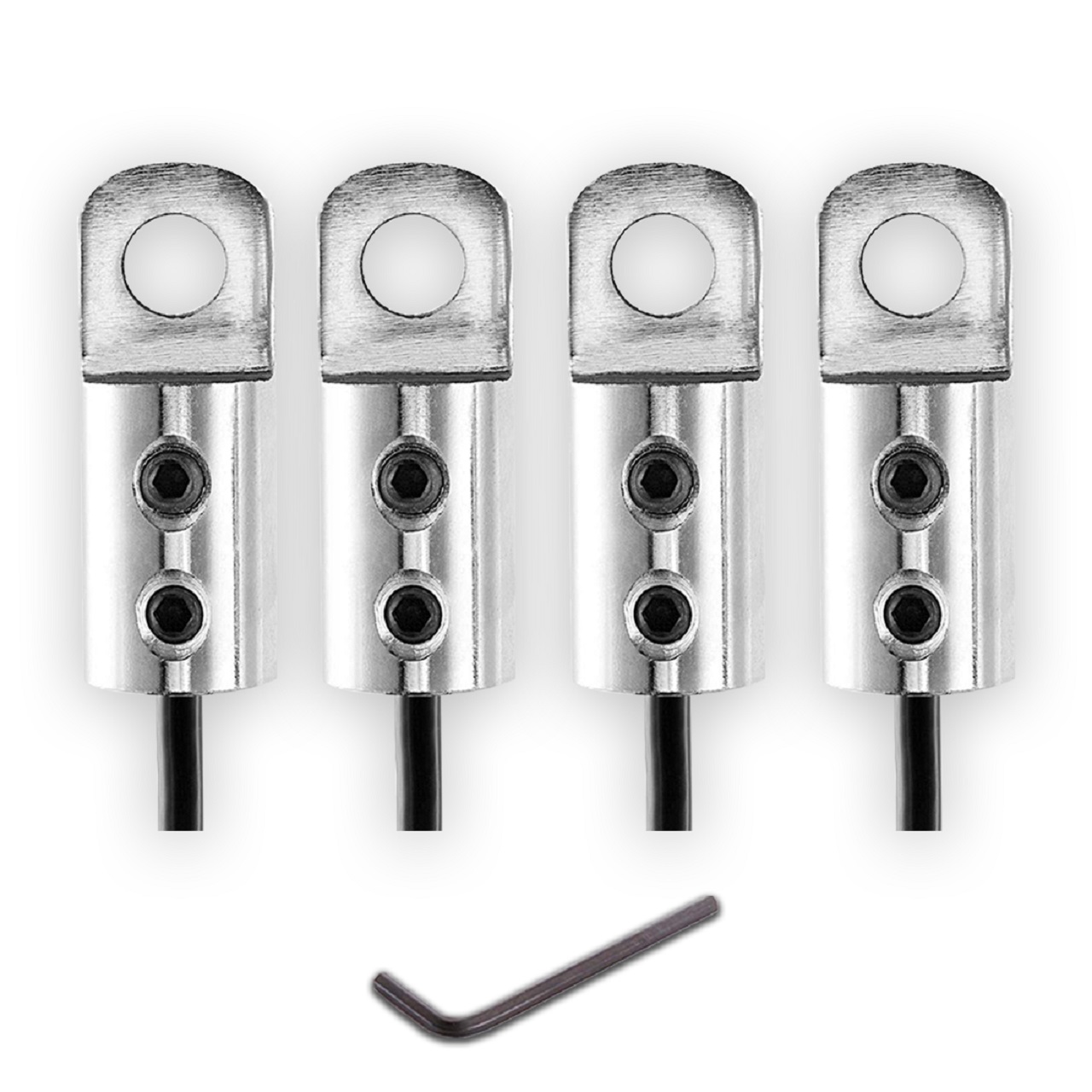 B Fit Solid and Heavy Gym Wire Lock Set with Bolts and L Key