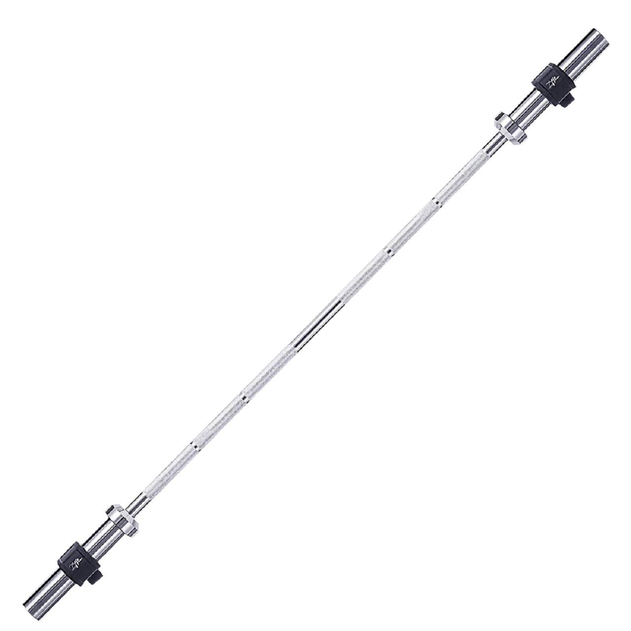 B Fit Olympic Barbell Bar 5-Feet Super Heavy for Weightlifting Power lifting with 2 Olympic Premium Collar Pair