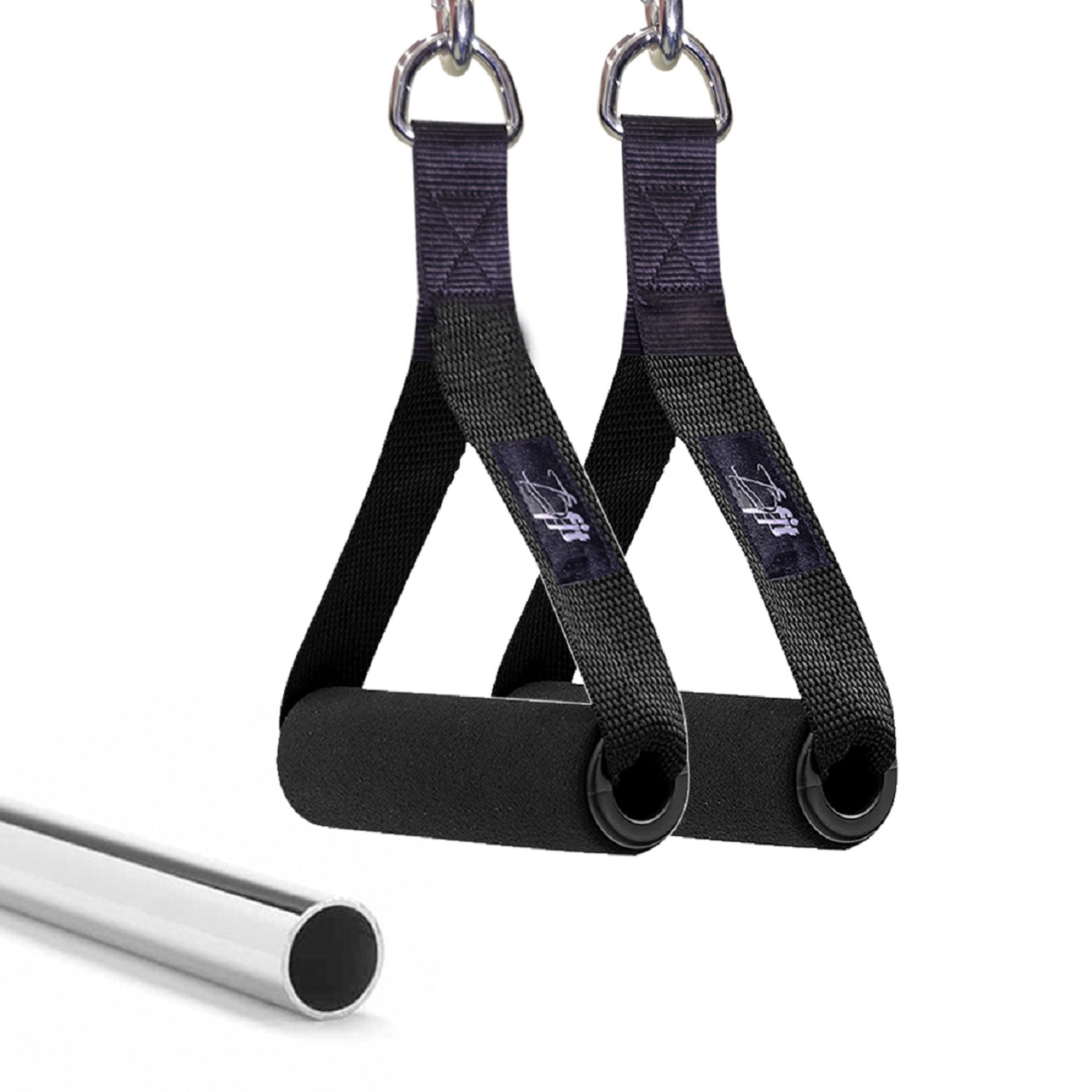 B Fit Heavy Duty Nylon Gym Handle with steel pipe