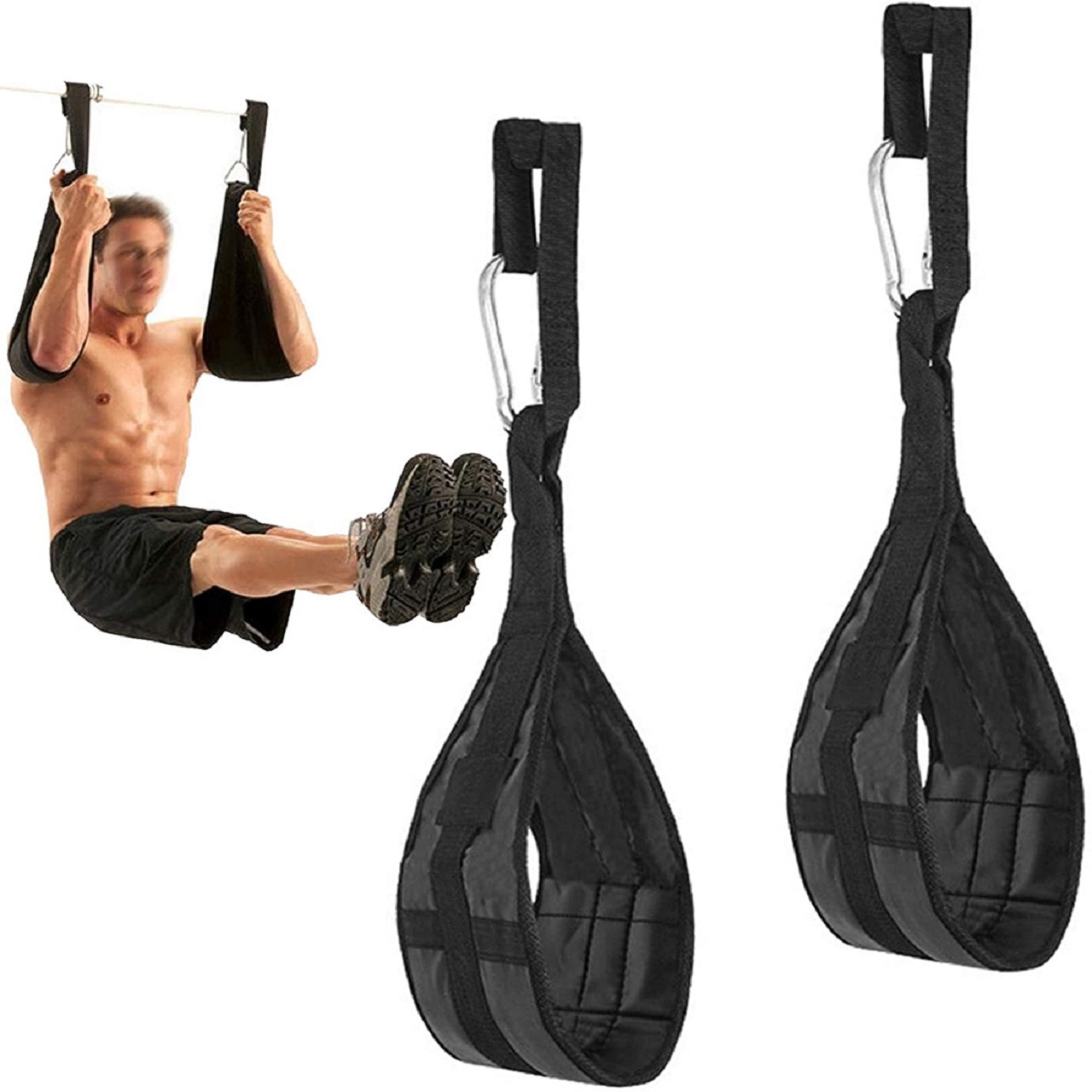 B fit Thicken Ab Sling Straps Pull Up Belts Abdomen Muscle Training