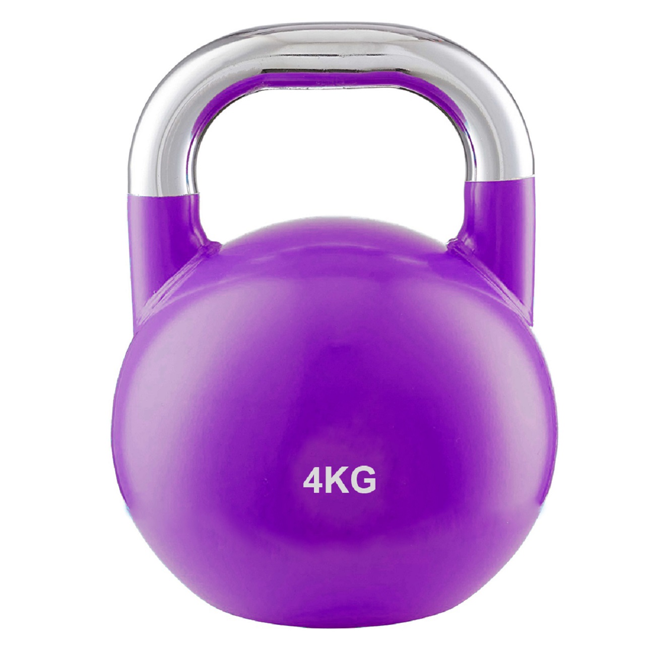 B Fit Competition Kettlebell 4 KG Professional Grade Kettlebell for Fitness Weightlifting Core Training