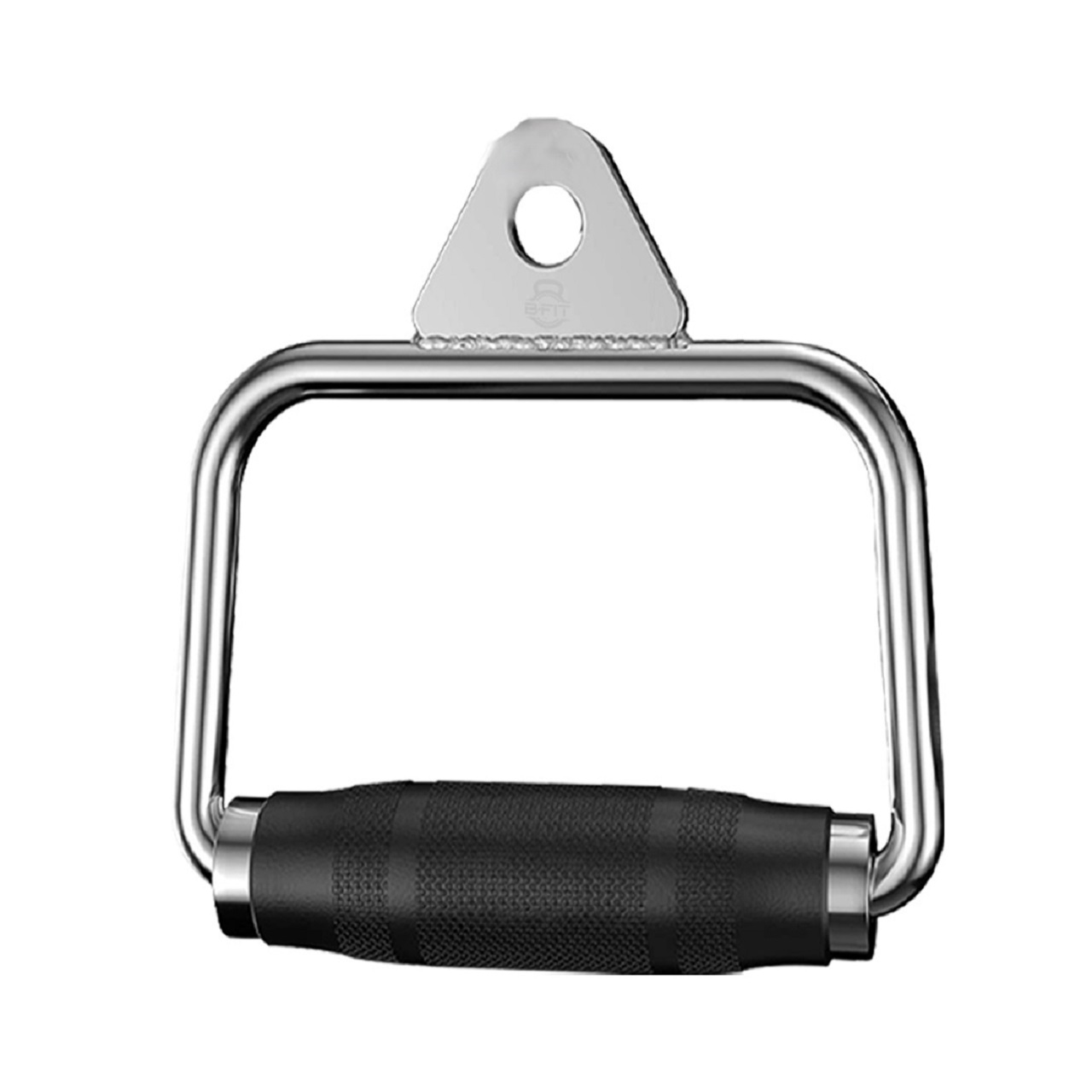 B fit Single D-Handle Single Chrome Handle Cable Attachment with Handgrips