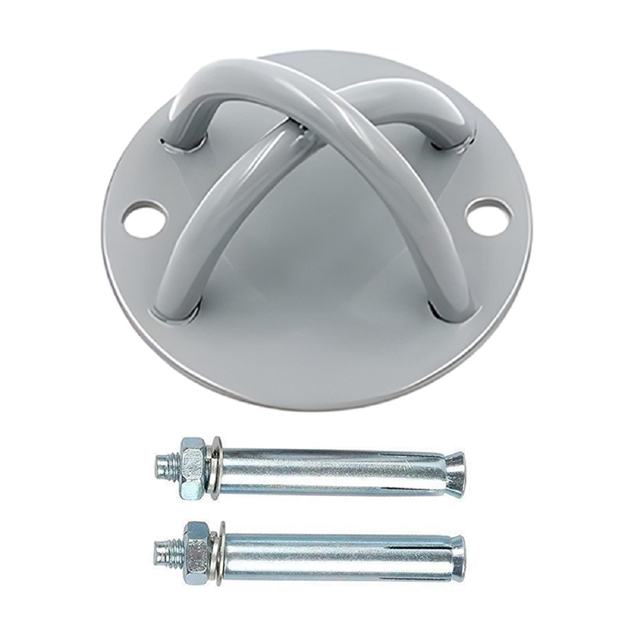 B Fit all Mount Bracket Anchor for Suspension Straps Ceiling Anchor X Mount for Olympic Rings Body Weight Strength Training Systems Yoga Swings Boxing Equipment