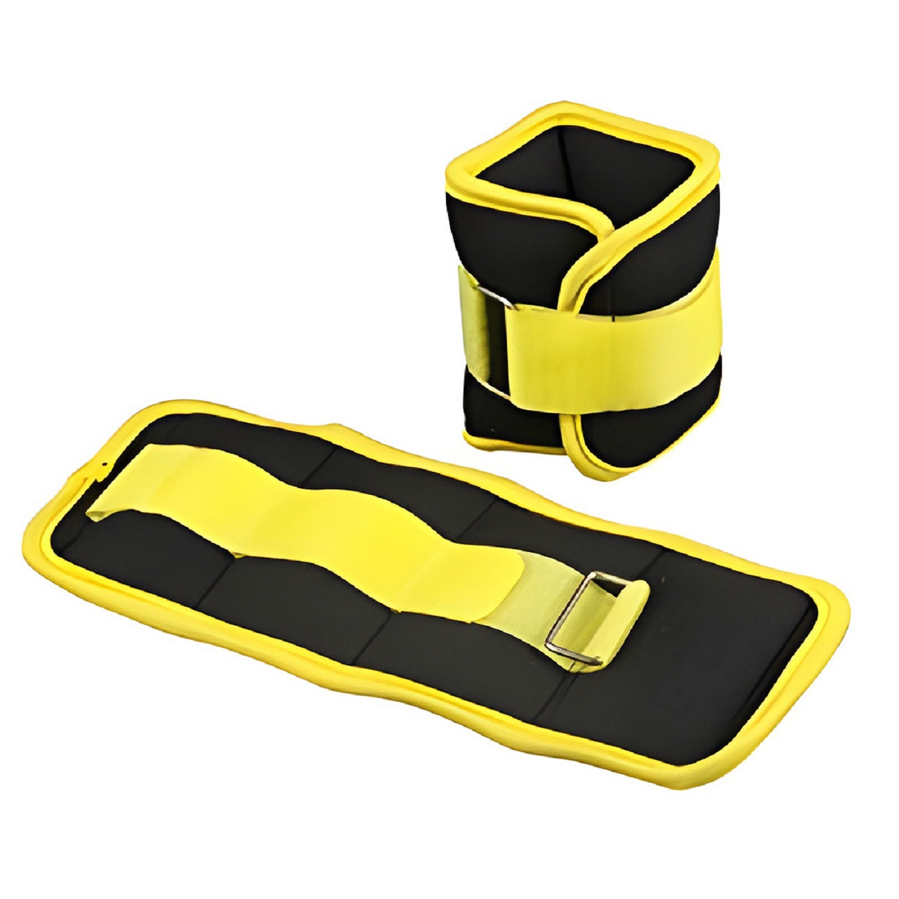 Ankle Wrist Weights 1 Pair 05 -15 Kg Each with Fully Adjustable Strap for Arm Hand Leg - Best for Walking Jogging Gymnastics Aerobics