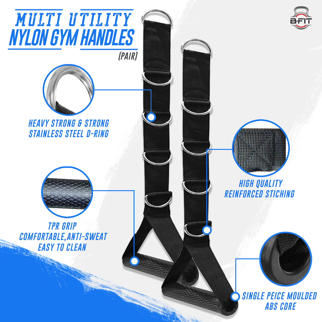 B Fit Heavy Duty Multi-utility Nylon Gym Handle