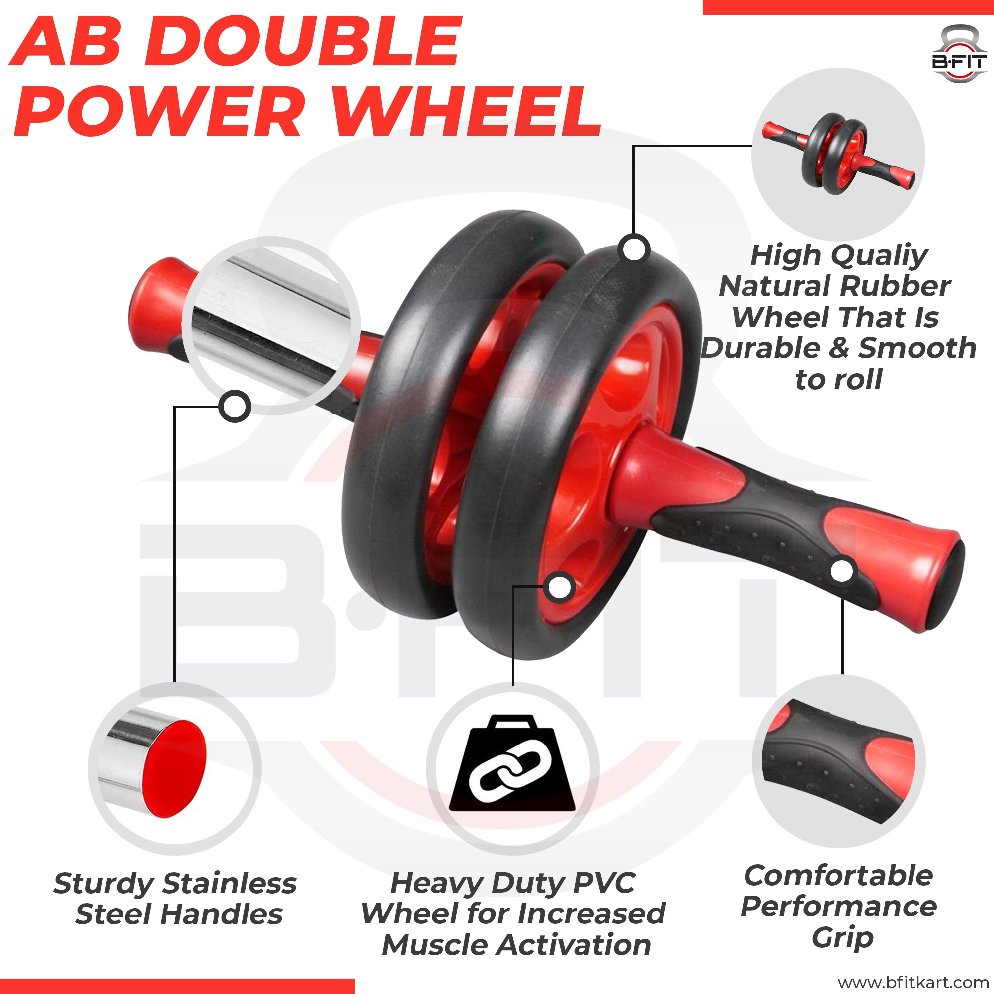 B Fit Foldable Ab roller