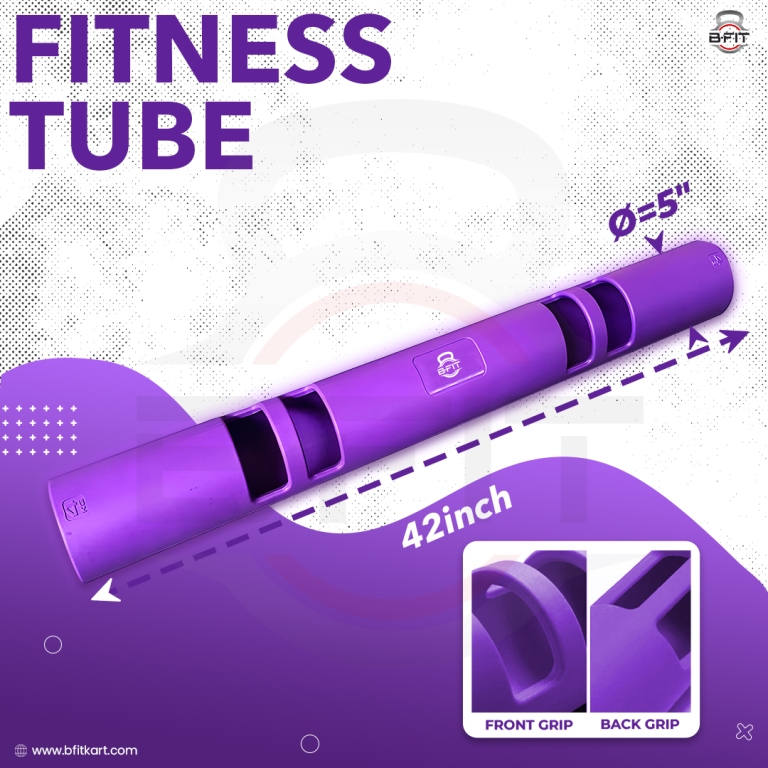 B FIT ViPR Fitness Tube Functional Training Rubber VIPR Weight Bar 4 Kg