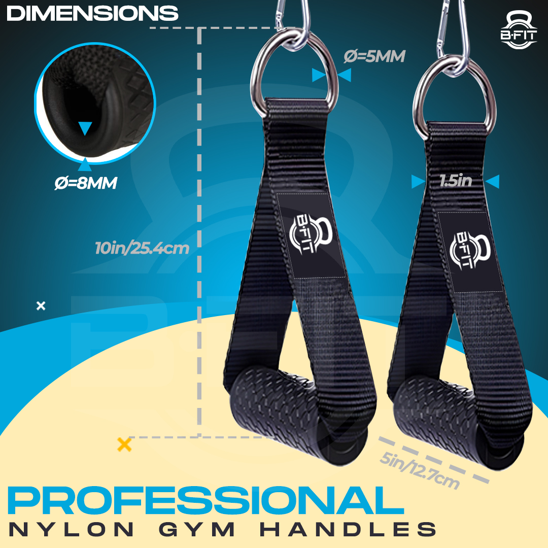 B Fit Heavy Duty Nylon Gym Handle with ABS pipe