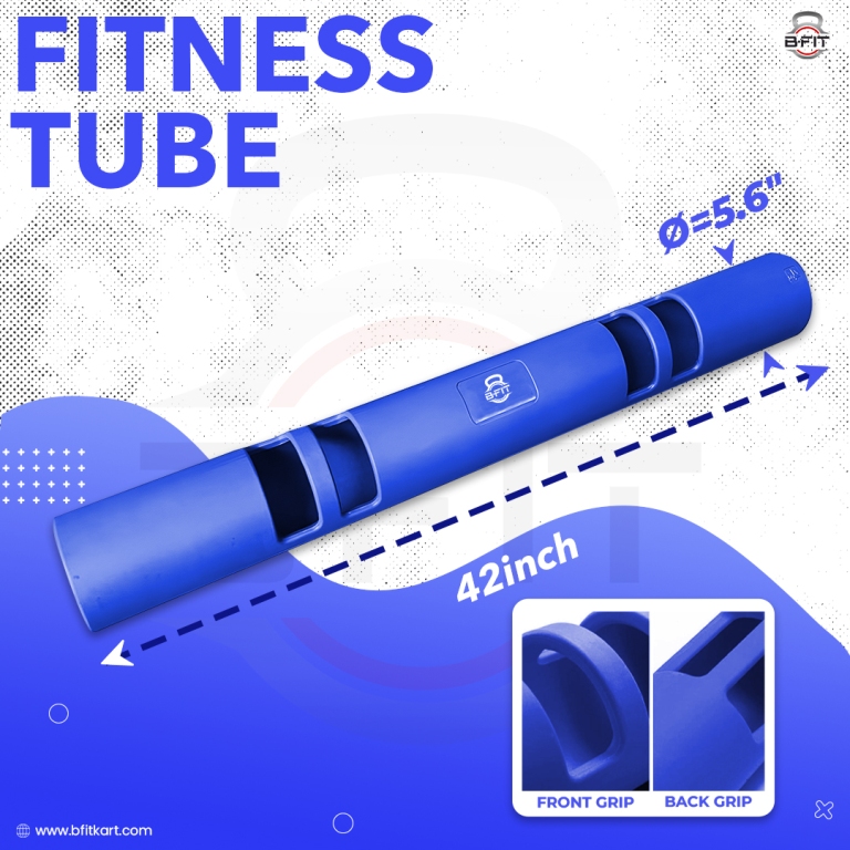 B Fit ViPR Fitness Tube Functional Training Rubber VIPR Weight Bar 8 Kg