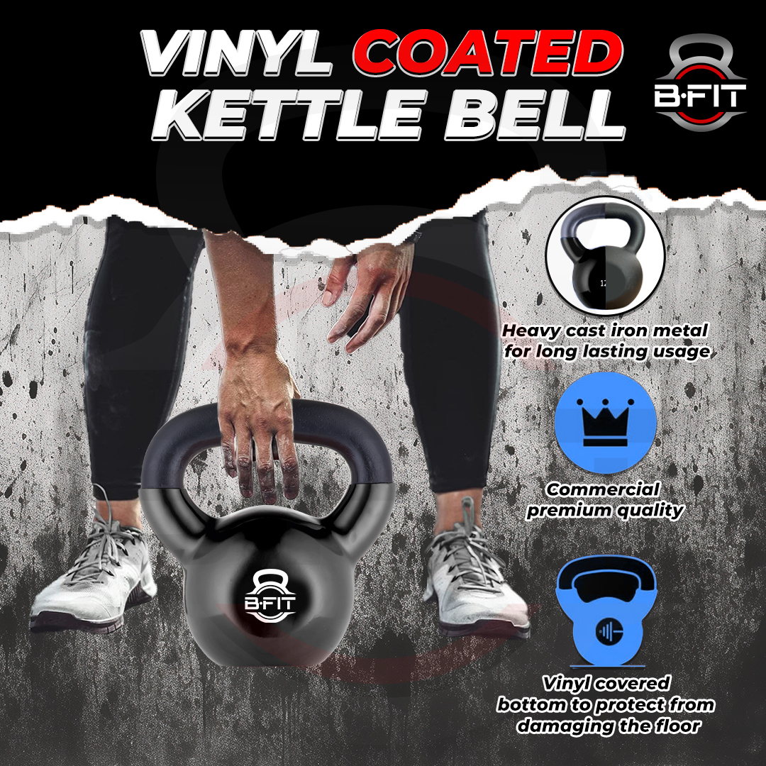B fit Vinyl Kettlebell 14 Kg