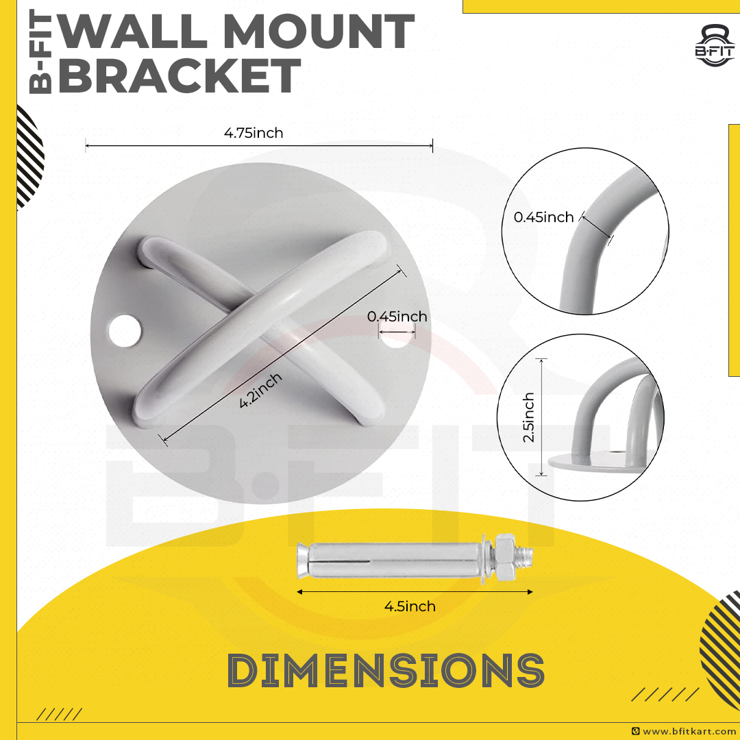 B Fit all Mount Bracket Anchor for Suspension Straps Ceiling Anchor X Mount for Olympic Rings Body Weight Strength Training Systems Yoga Swings Boxing Equipment