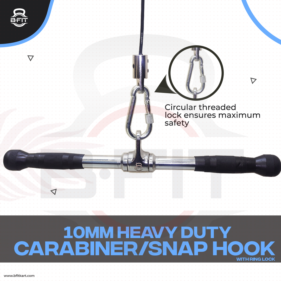 B Fit SnapSpring Hooks with Round Lock and Regular Lock -10 mm weight capacity 800 lbs