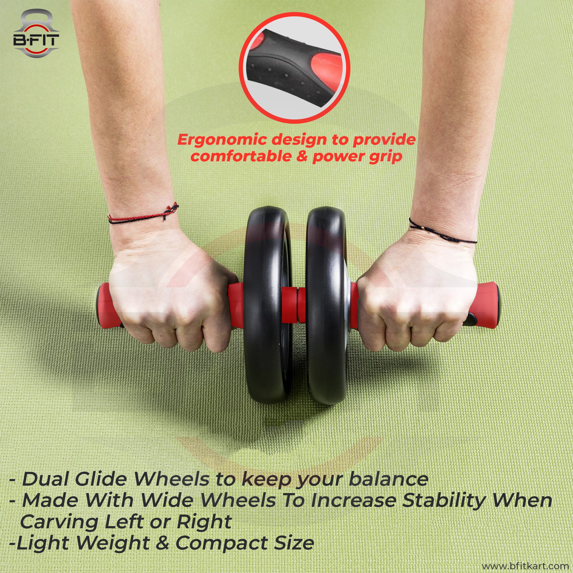B Fit Foldable Ab roller