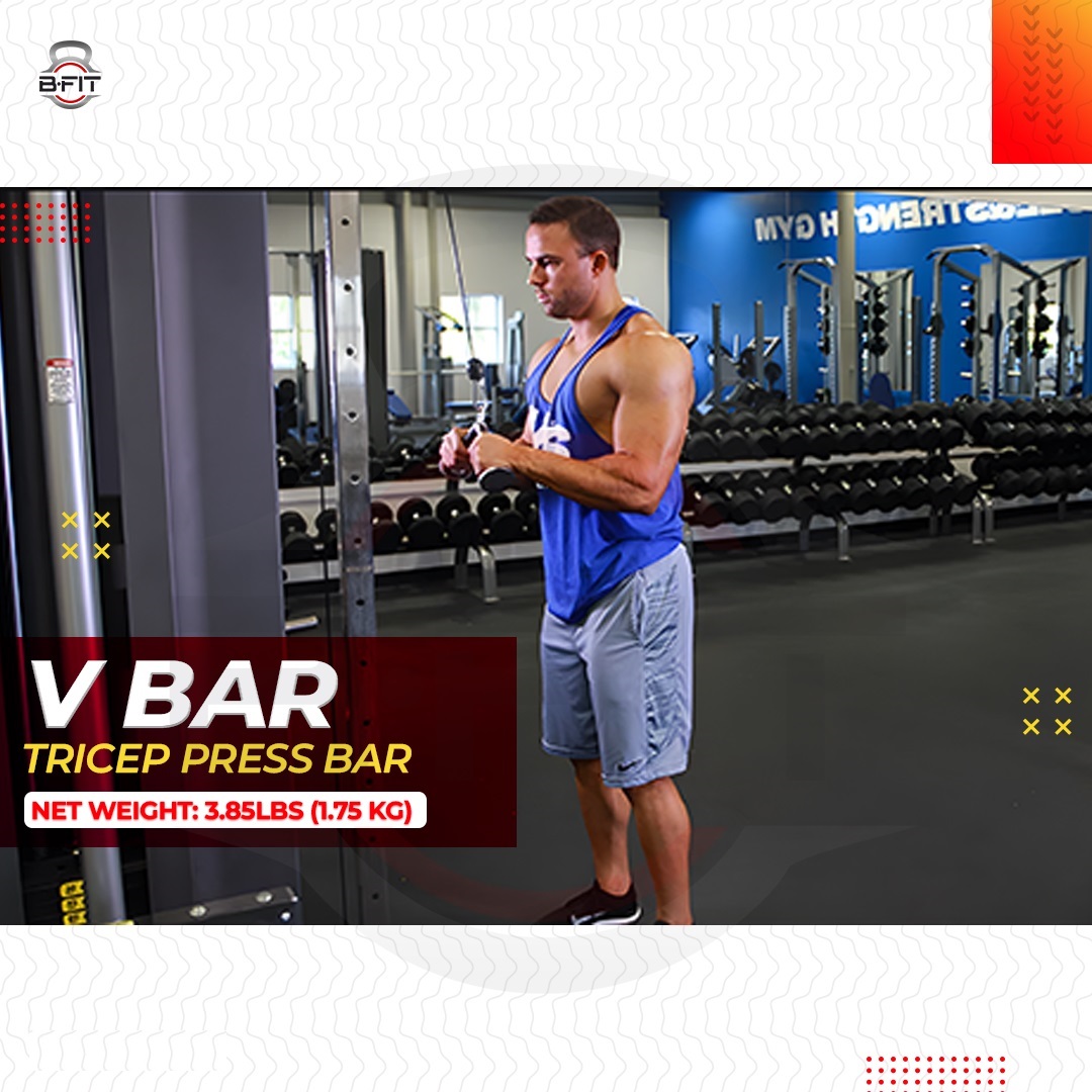 B fit V Bar Cable Attachment Pull Down Attachment Press Down Bar