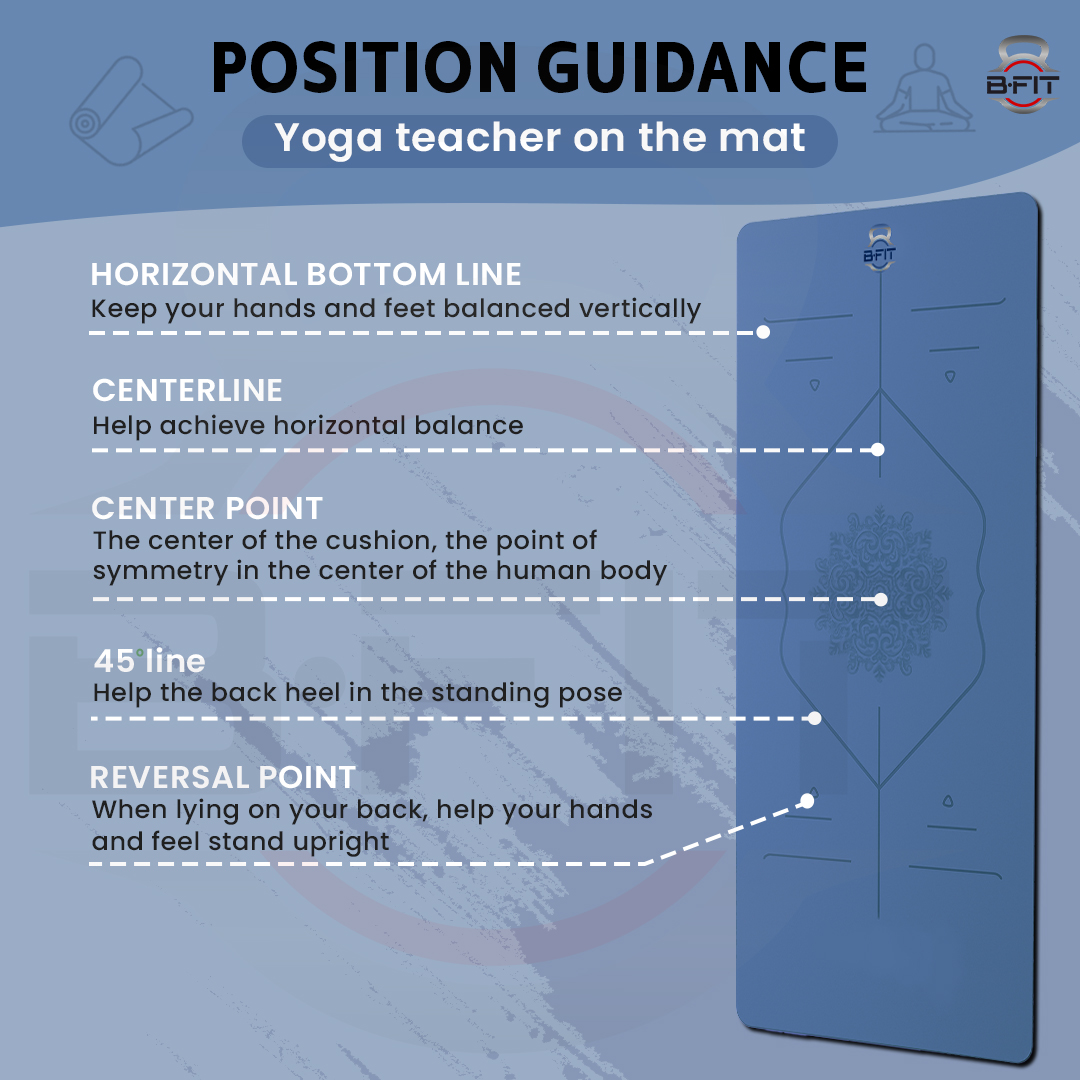 B Fit Extra Wide 31x72 Inch 8 MM Thick Premium TPE Yoga Mat with Alignment Printed Green-Black Color - Classic Pro Yoga Mat Eco Friendly Non Slip Fitness Exercise Mat with Smart Carry Bag-Workout Mat for Yoga Pilates and Floor Exercises