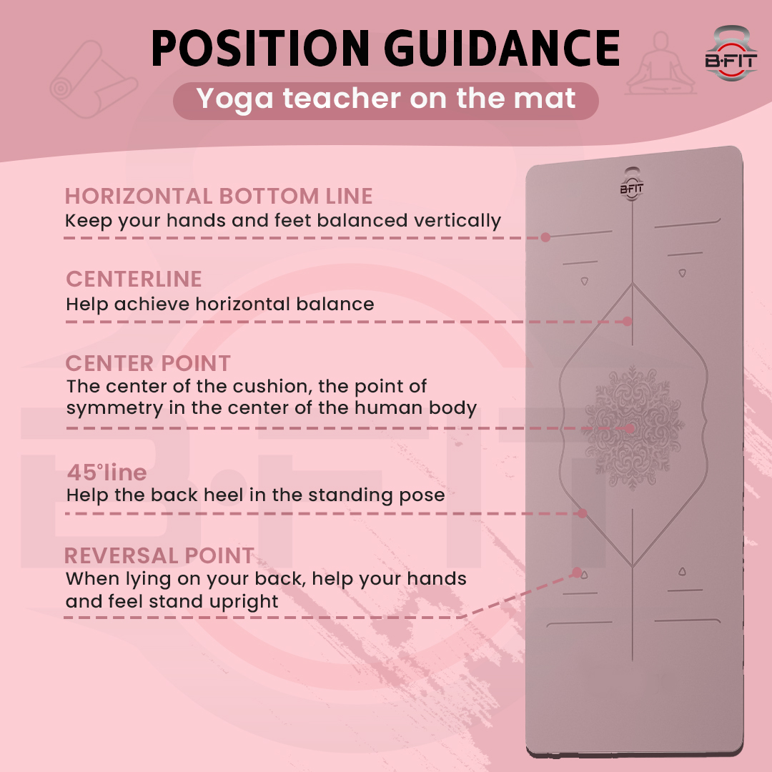 B Fit Extra Wide 36x72 Inch 9 MM Thick Premium TPE Yoga Mat with Alignment Printed Green-Black Color - Classic Pro Yoga Mat Eco Friendly Non Slip Fitness Exercise Mat with Smart Carry Bag-Workout Mat for Yoga Pilates and Floor Exercises