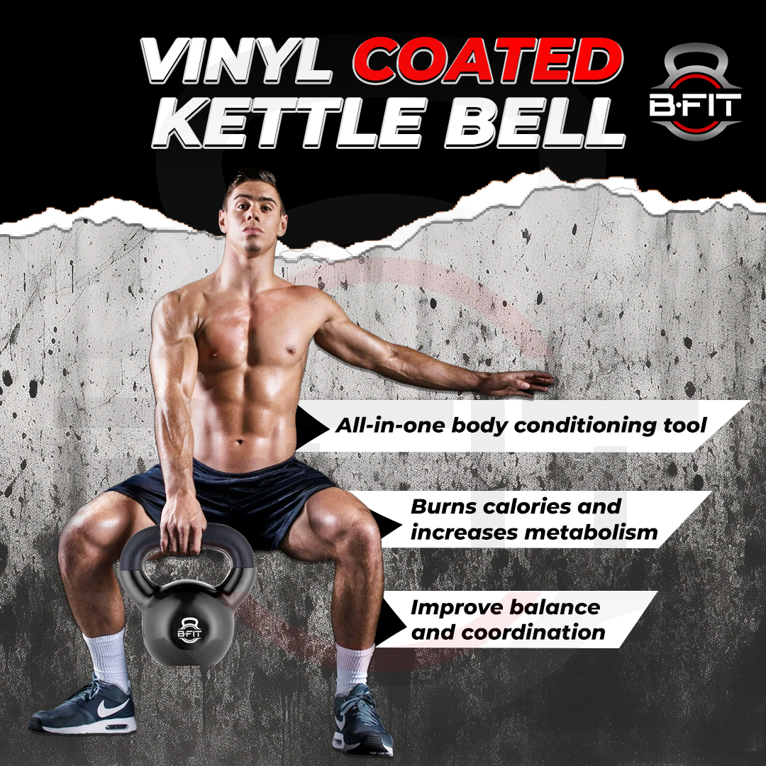 B fit Vinyl Kettlebell 14 Kg