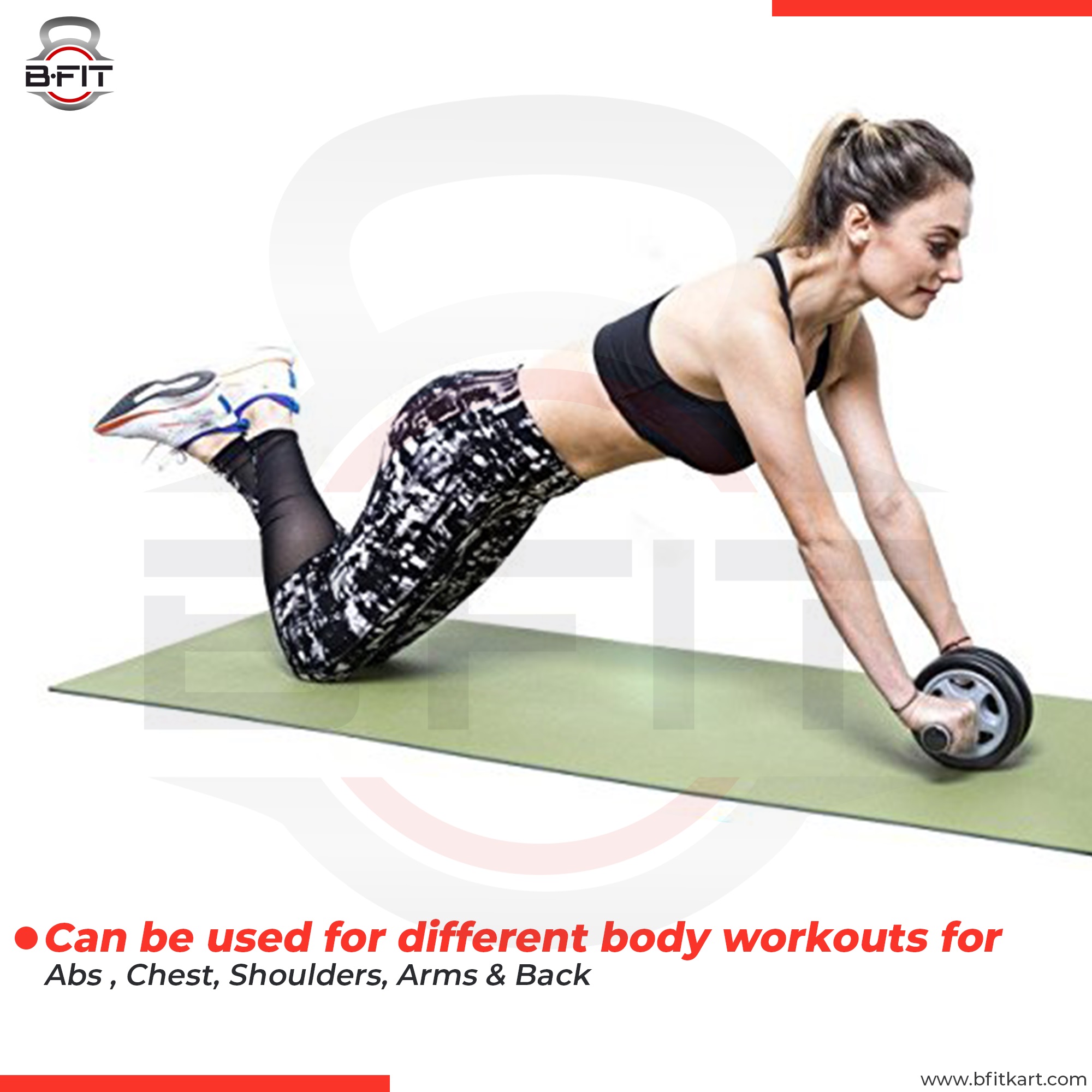B Fit Foldable Ab roller