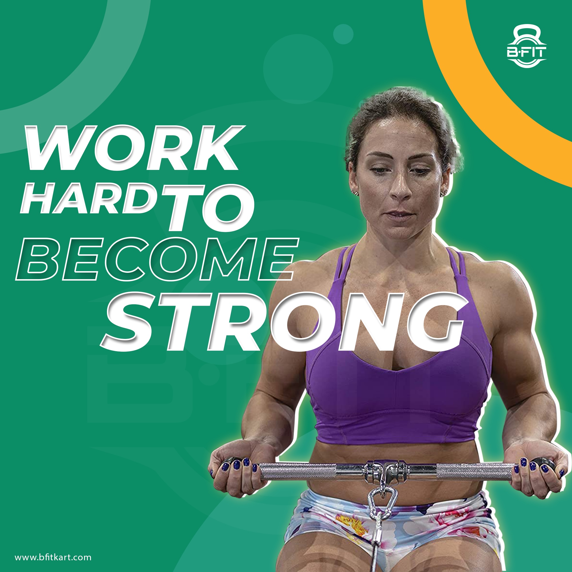 B fit Solid Steel Lat Bar 21 Inch