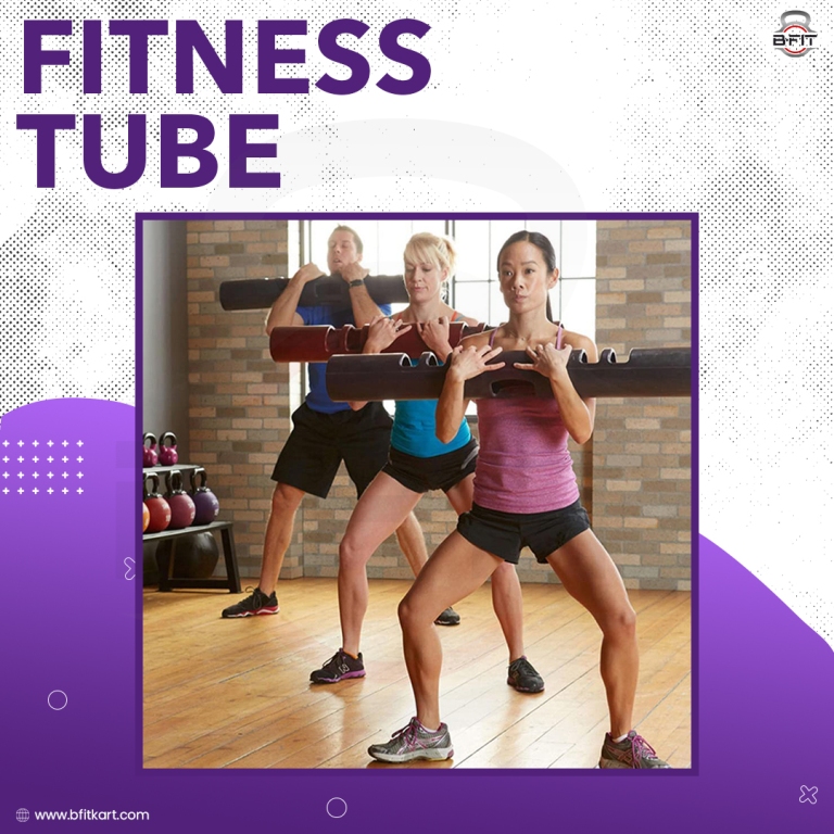 B FIT ViPR Fitness Tube Functional Training Rubber VIPR Weight Bar 4 Kg