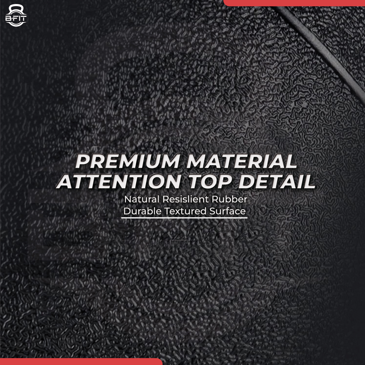 B Fit Dual Grip Medicine Ball 3 Kgs for Fitness Weighted Balance Plyometric Training Muscle Build