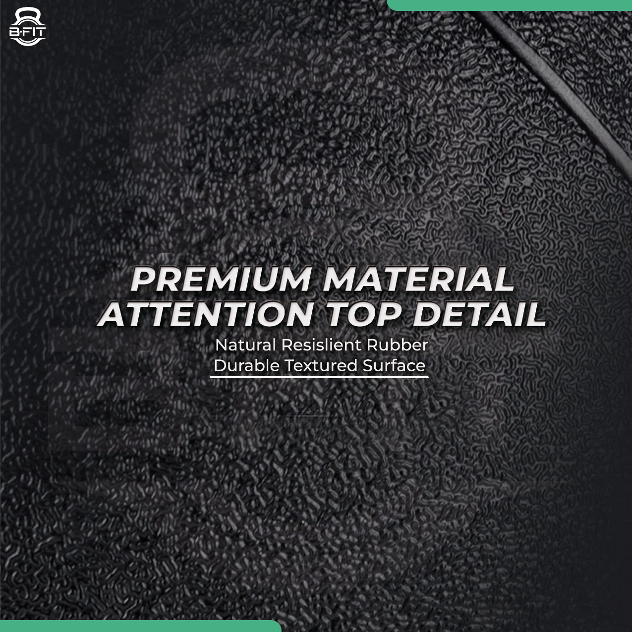 B Fit Dual Grip Medicine Ball 5 Kgs for Fitness Weighted Balance Plyometric Training Muscle Build