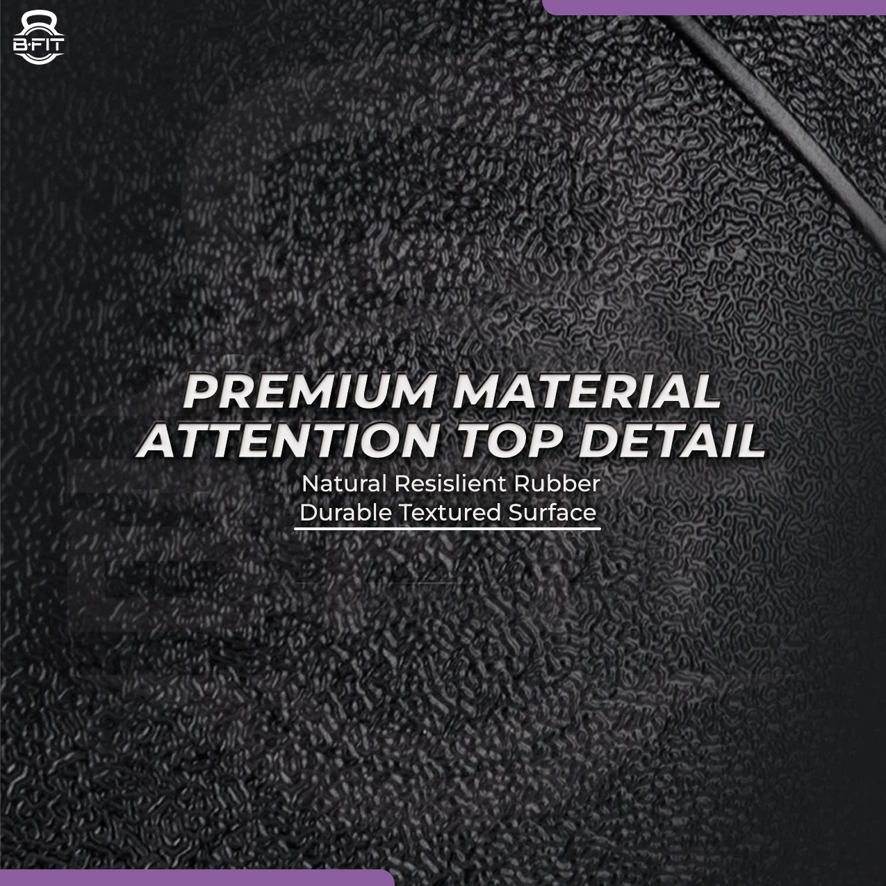 B Fit Dual Grip Medicine Ball 9 Kgs for Fitness Weighted Balance Plyometric Training Muscle Build