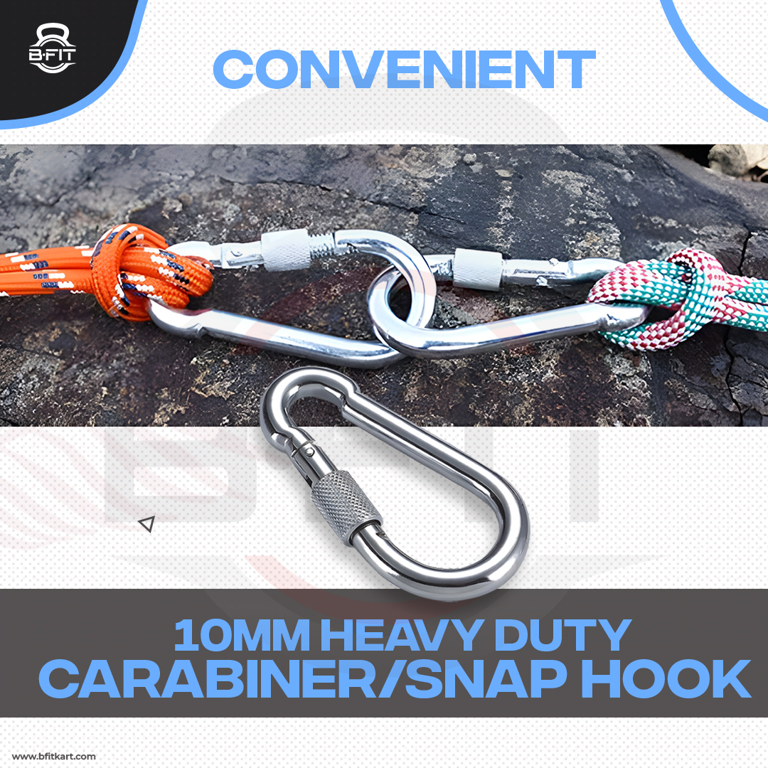 B Fit SnapSpring Hooks with Round Lock and Regular Lock -10 mm weight capacity 800 lbs