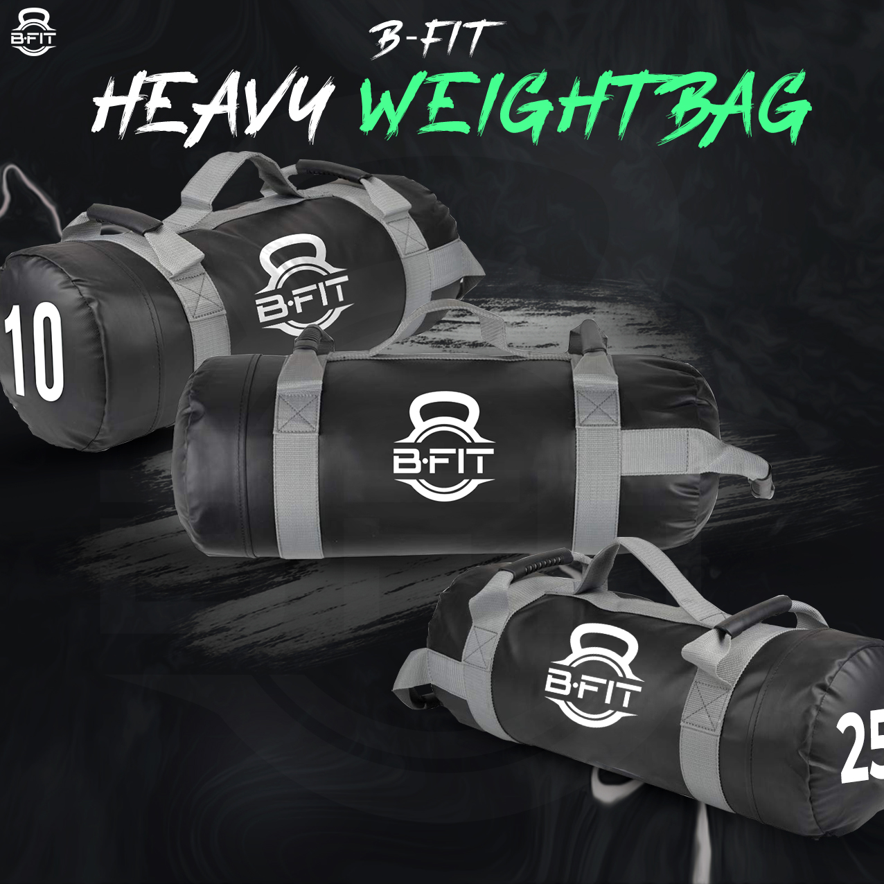 B Fit Ultimate Heavy Duty Workout Sandbag 10 Kgs for Training Exercise Cross Fit Workouts with an Extreme Sandbag Workout Sandbag Training Builds Strength and Muscle for Fast Results
