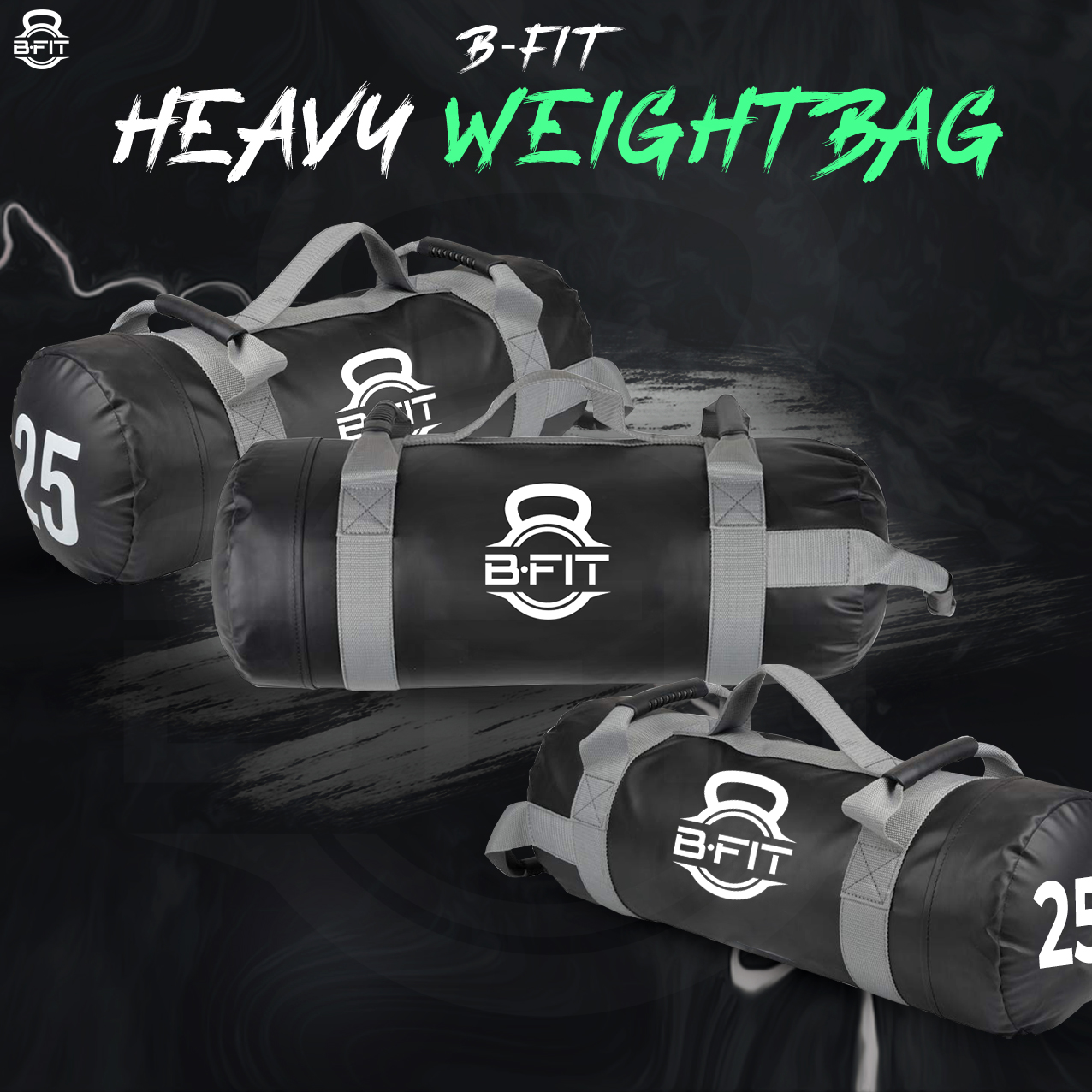 B Fit Ultimate Heavy Duty Workout Sandbag 25 Kgs for Training Exercise Cross Fit Workouts with an Extreme Sandbag Workout Sandbag Training Builds Strength and Muscle for Fast Results