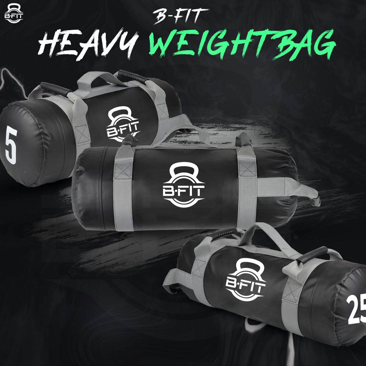 B Fit Ultimate Heavy Duty Workout Sandbag 5 Kgs for Training Exercise Cross Fit Workouts with an Extreme Sandbag Workout Sandbag Training Builds Strength and Muscle for Fast Results