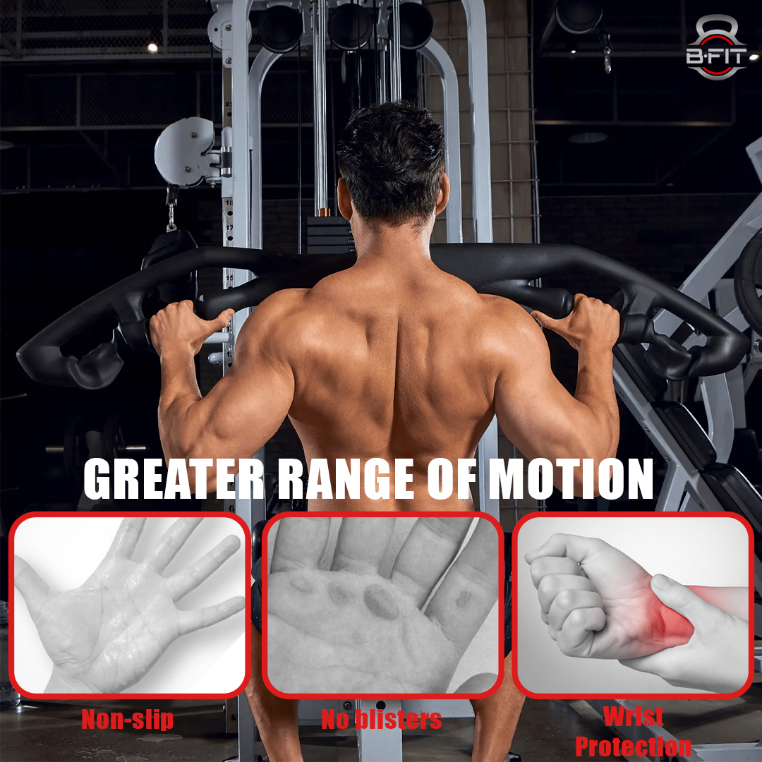 B Fit Ergonomic Non-Slip Gym Handle Set