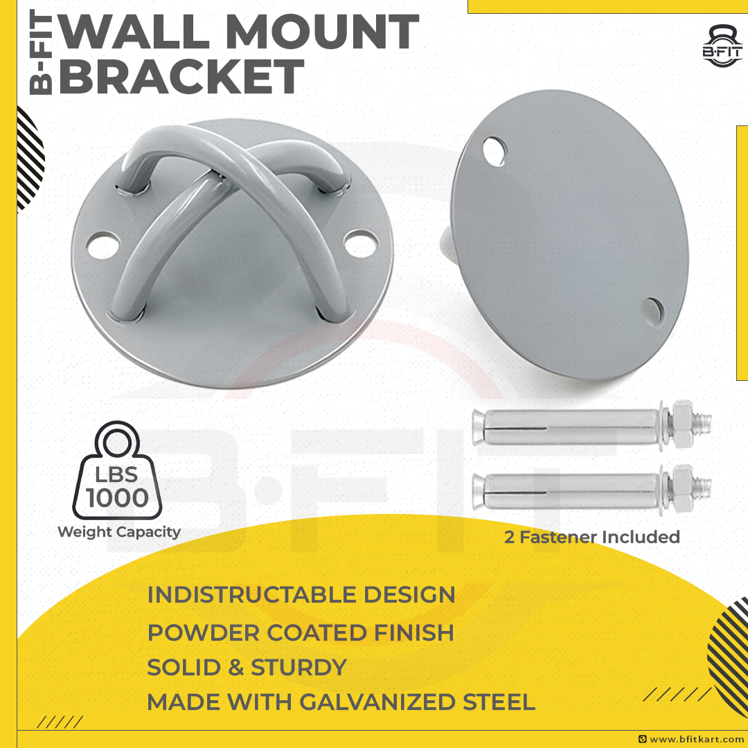 B Fit All-in-One Suspension Trainer - P3 Pro- Home-Gym System Kit with Additional Mount Anchor Bracket