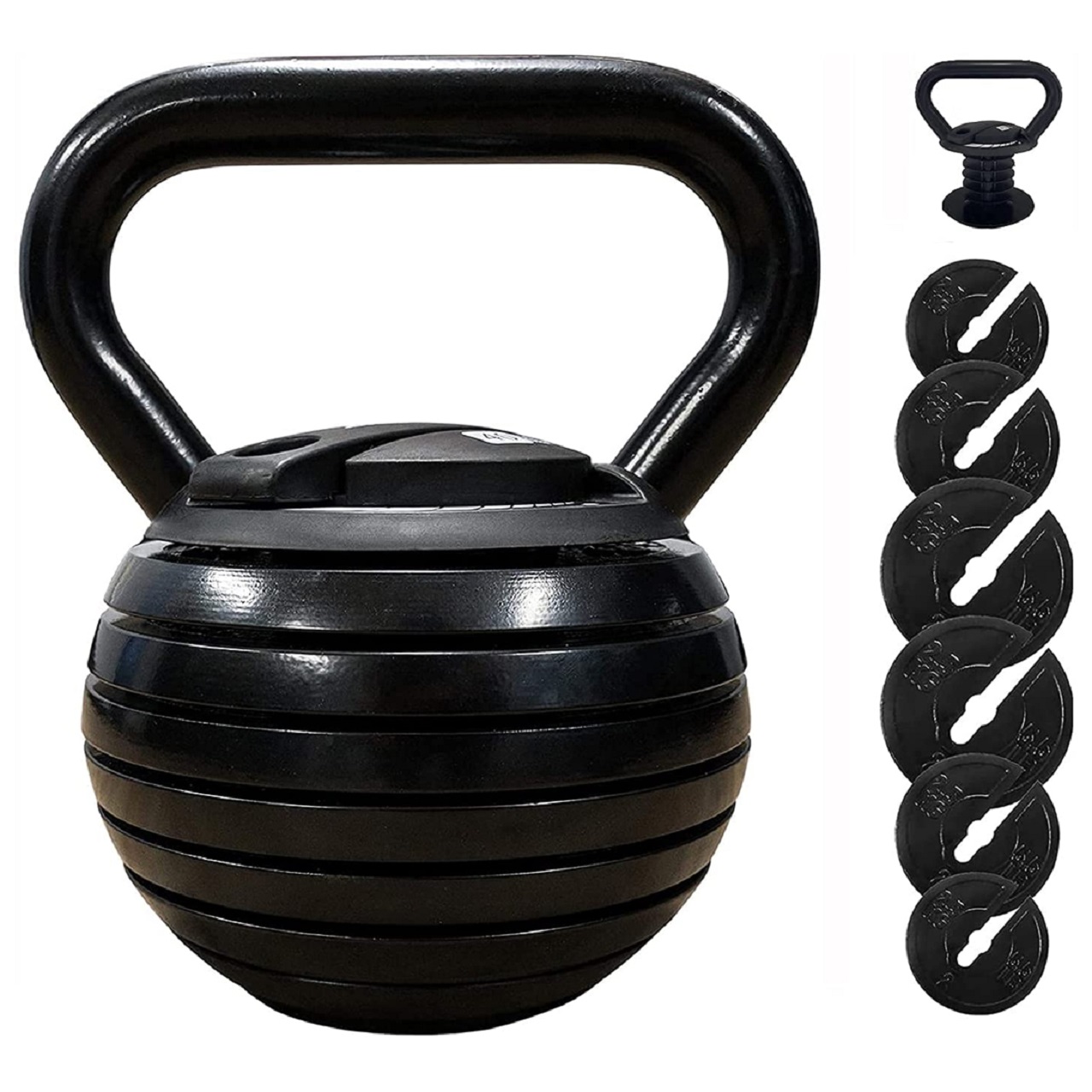 B Fit Adjustable Kettlebell SetStrength Training Kettlebells 10 15 20 25 30 35 40 LbGreat Assistant for Home Office Fitness