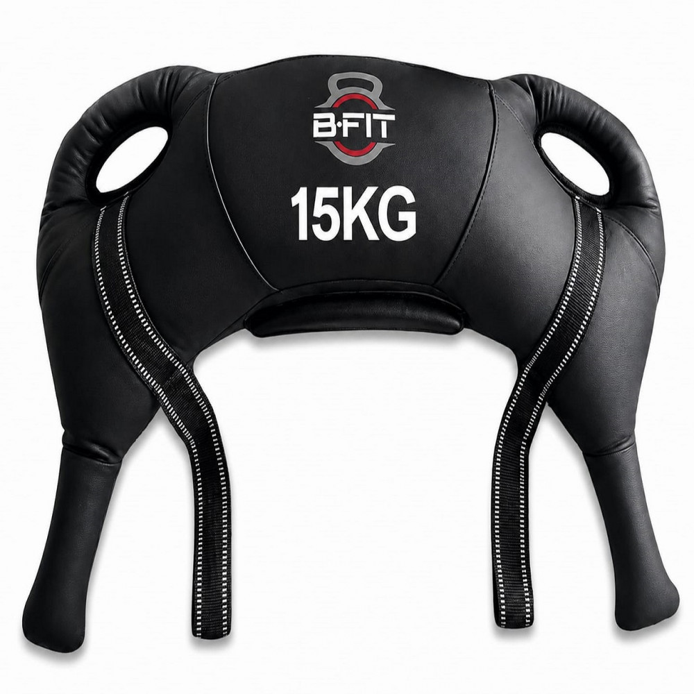 Image of B Fit Upgraded Bulgarian Bag 15 Kg for Fitness Gym Training, Cross fit, Wrestling, Judo, Grappling, MMA, Full Body Workout.