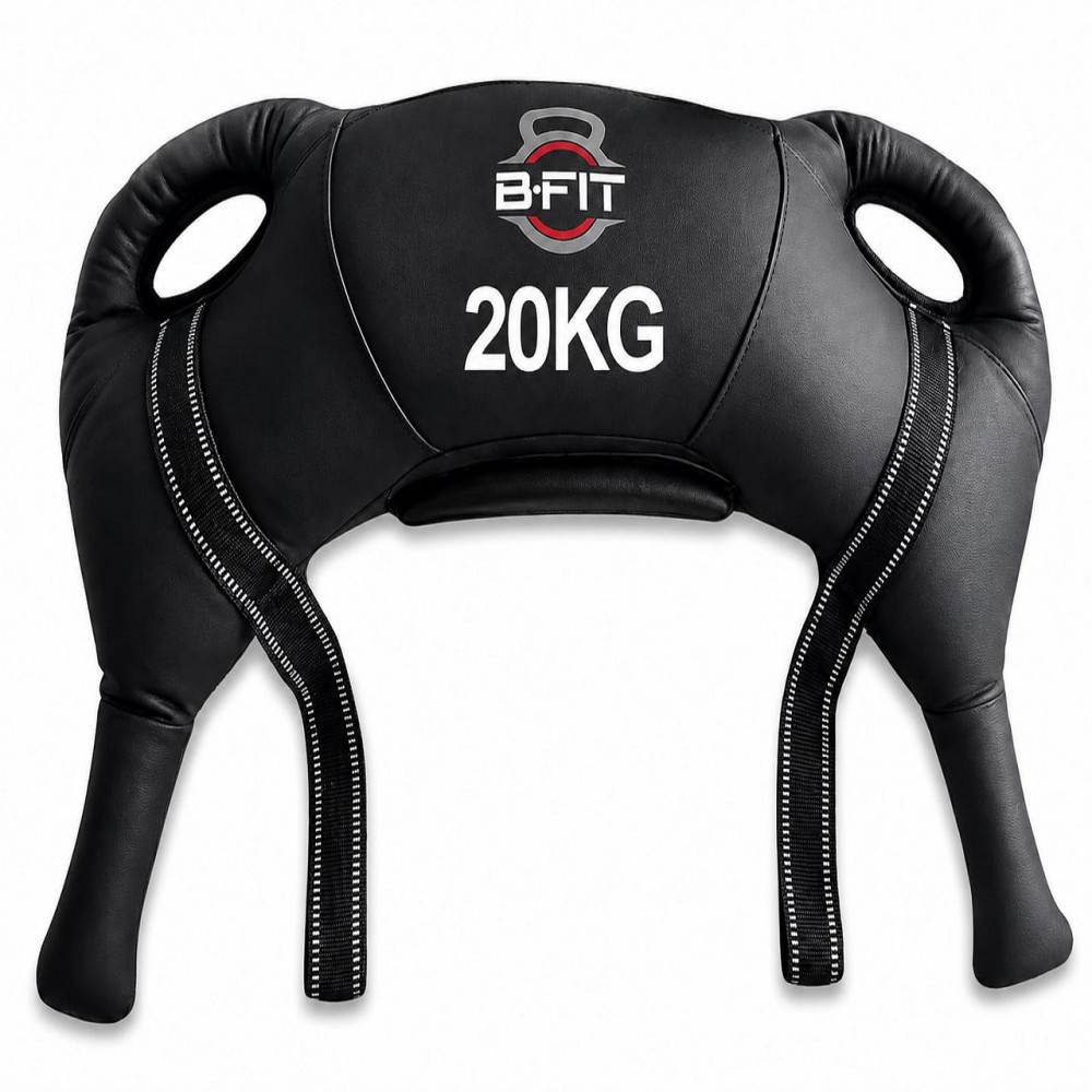 Image of B Fit Upgraded Bulgarian Bag 20 Kg for Fitness Gym Training, Cross fit, Wrestling, Judo, Grappling, MMA, Full Body Workout.