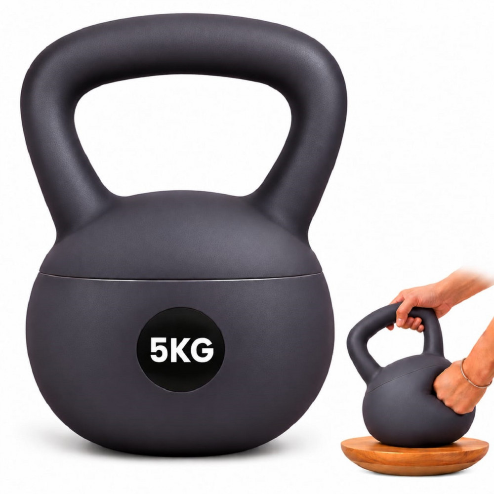 Image of B Fit Soft Kettlebells 5 Kg with Cushioned Impact-Resistant Base and Anti-Slip