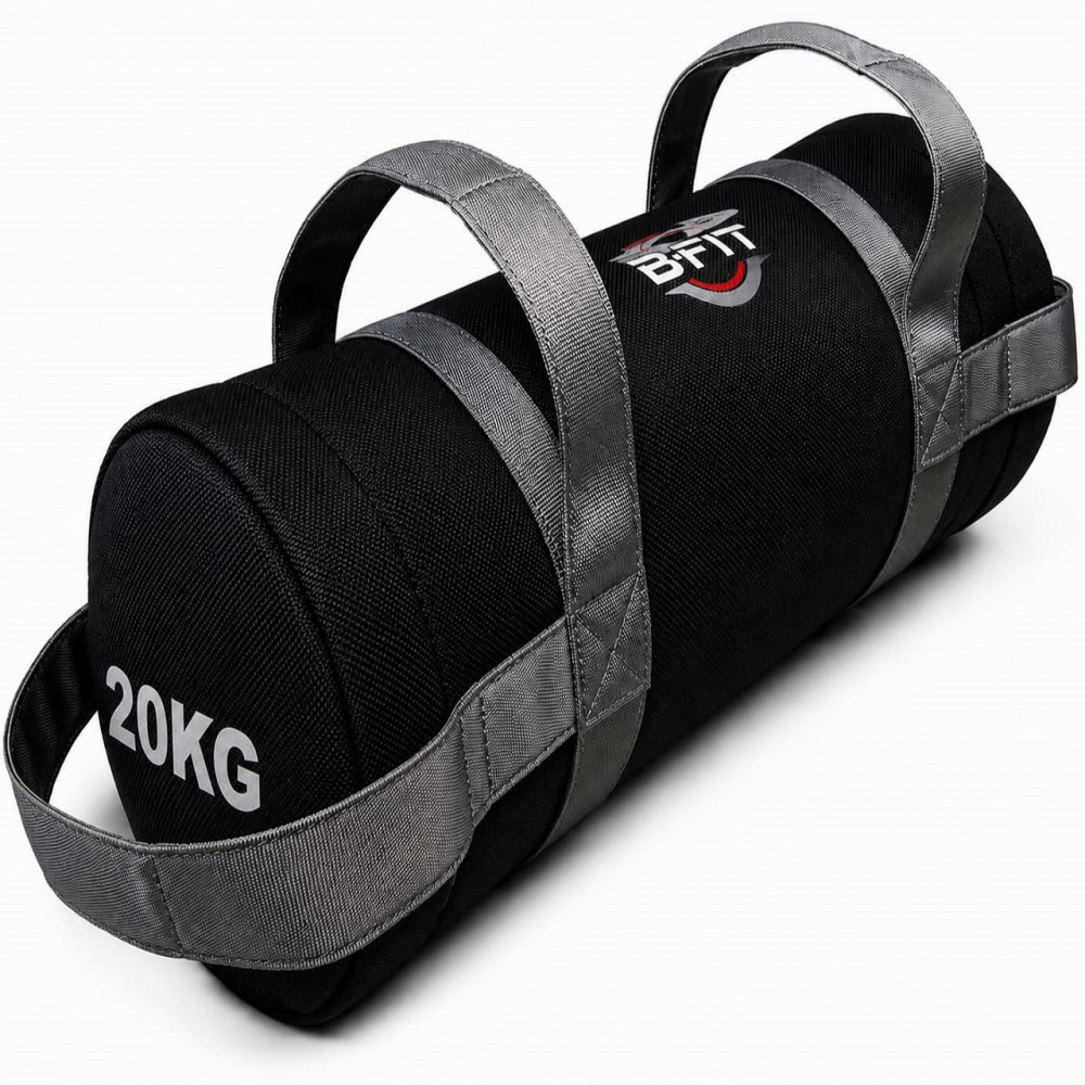 Image of B Fit Fitness Sand Bag 20 Kg for Workout | Heavy Duty Sand Bags Weights for Crossfit, at Home Workouts, Cross-Training, Conditioning and Exercise