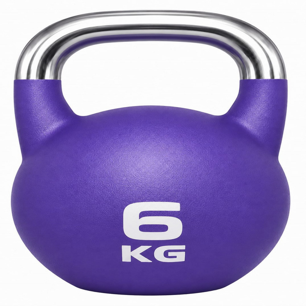 Image of B Fit Matte Finish Competition Kettlebell 6 Kg Weight Workout Gym Equipment and Strength training sets for Women and Men for Home Gym - Suitable for Repetition Workouts