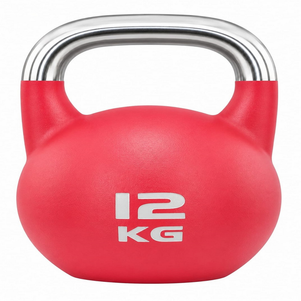 Image of B Fit Matte Finish Competition Kettlebell 12 Kg Weight Workout Gym Equipment and Strength training sets for Women and Men for Home Gym - Suitable for Repetition Workouts