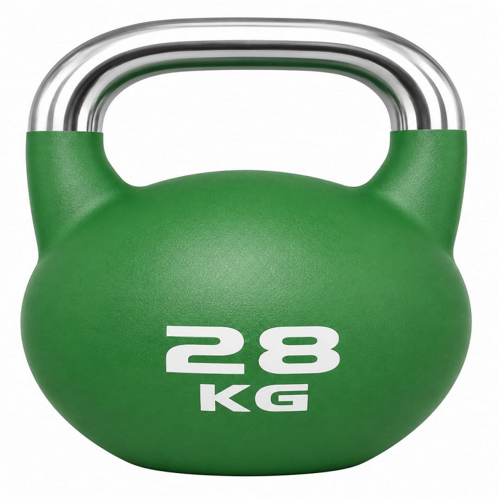 Image of B Fit Matte Finish Competition Kettlebell 28 Kg Weight Workout Gym Equipment and Strength training sets for Women and Men for Home Gym - Suitable for Repetition Workouts
