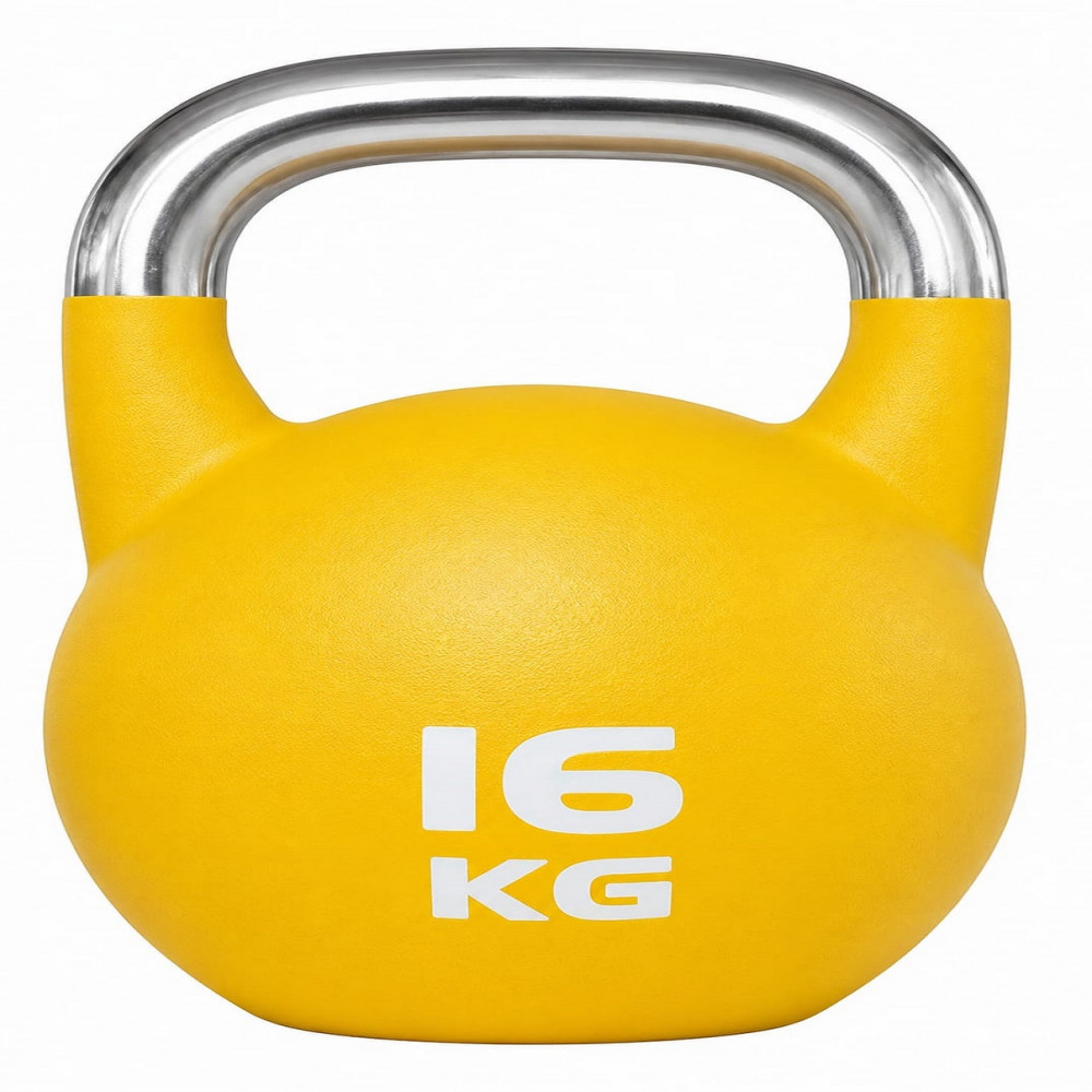 Image of B Fit Matte Finish Competition Kettlebell 16 Kg Weight Workout Gym Equipment and Strength training sets for Women and Men for Home Gym - Suitable for Repetition Workouts