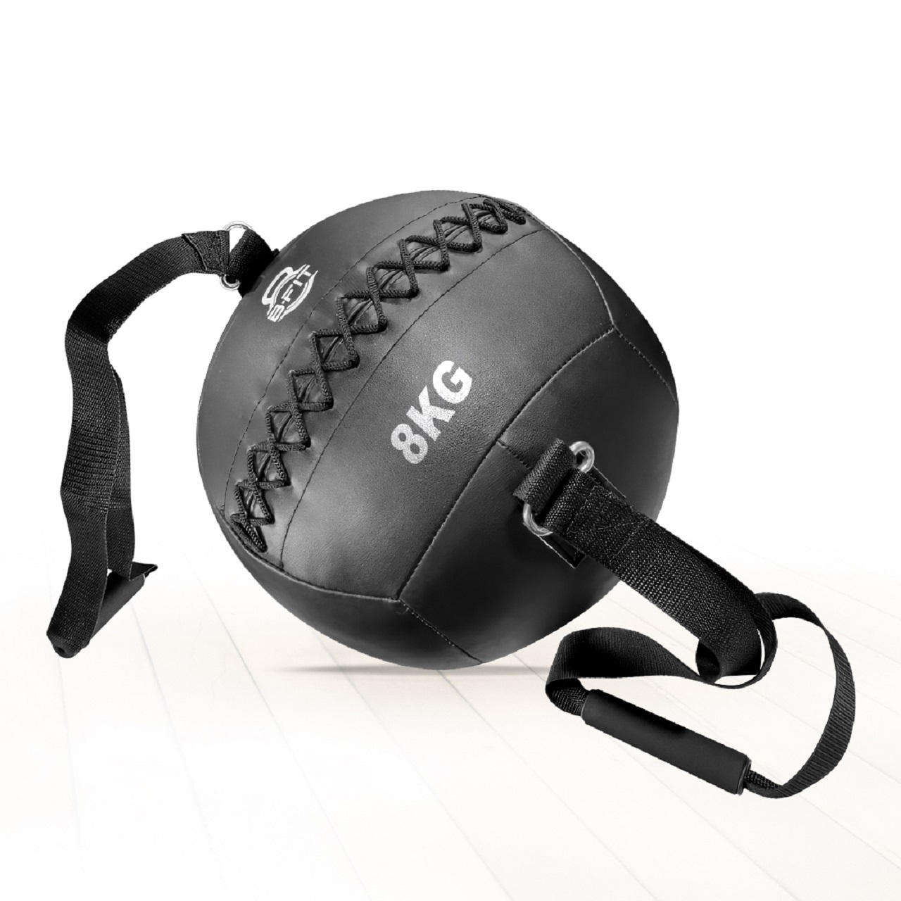 B Fit Premium Quality Wall Ball 8 Kg with Handles