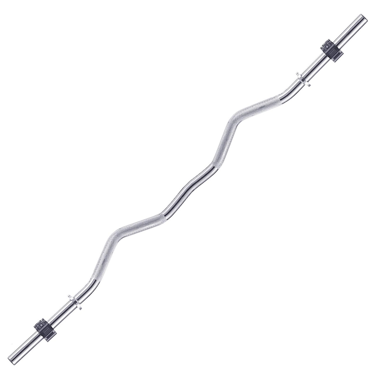 B Fit Weight Lifting EZ Curl Bar 3 Feet Dia 25 MM with Premium Collar pair