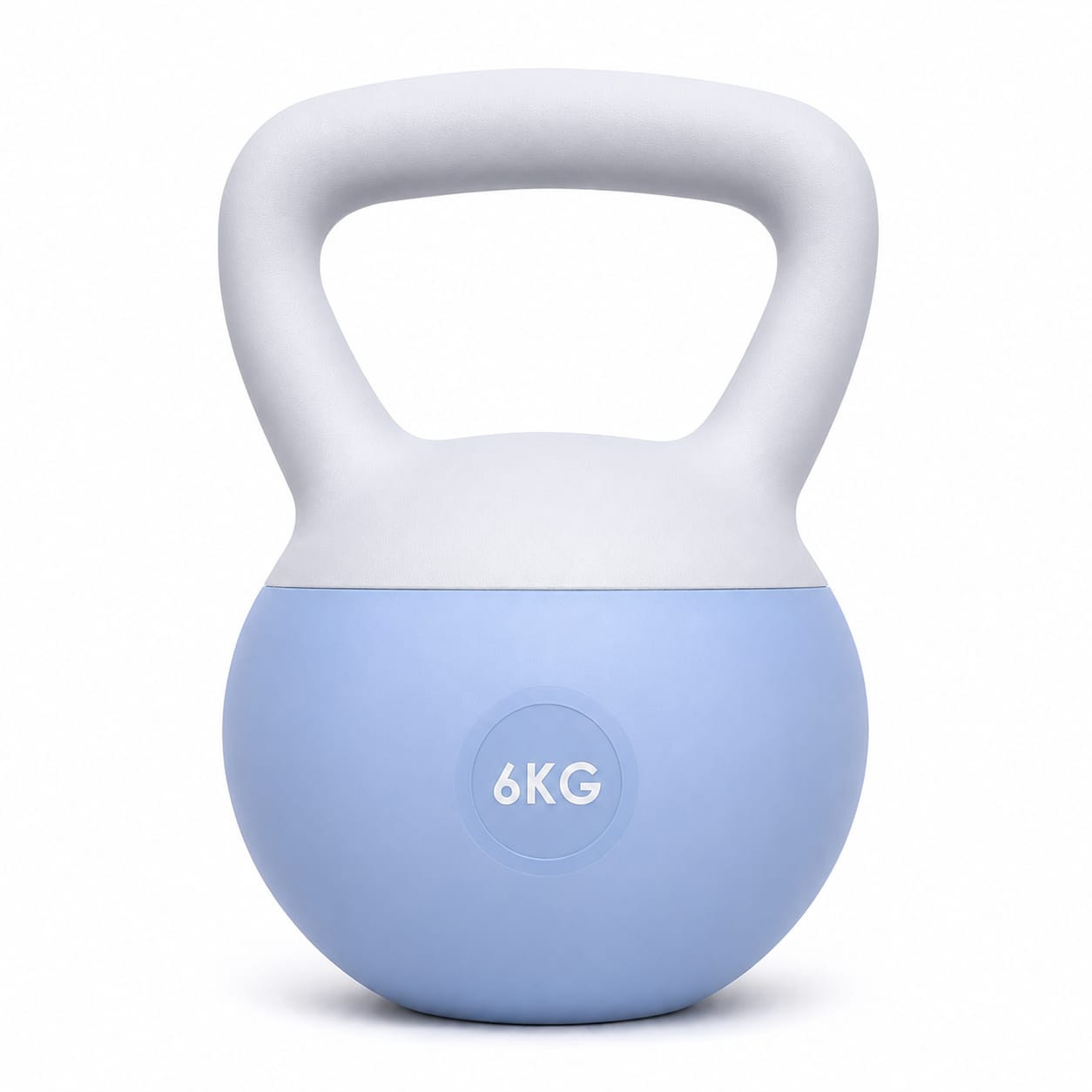 B Fit Soft Kettlebells 6 Kg with Cushioned Impact-Resistant Base and Anti-Slip