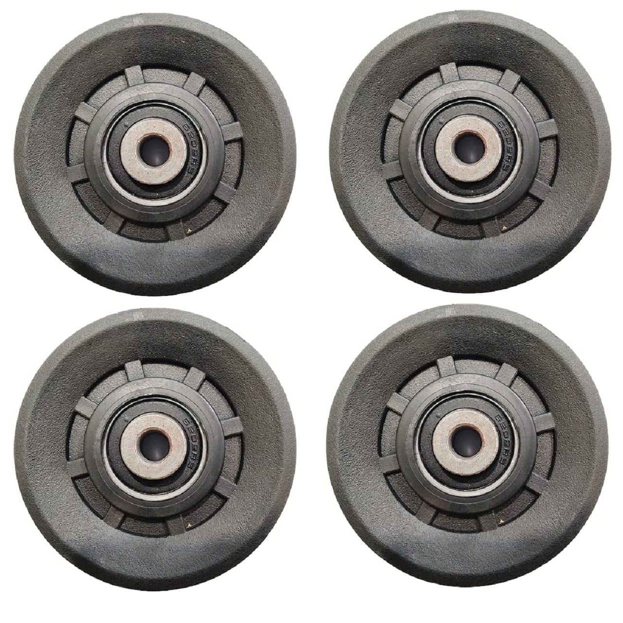 B Fit Gym Pulley 90 MM Black with inbuilt Bearing and Bush Wheel Cable Gym Fitness Equipment Part Set